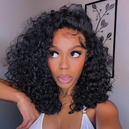 12A Double Drawn Water Wave 13x4 Transparent Lace Full Frontal Wig | Human Hair Wig | Lace Front